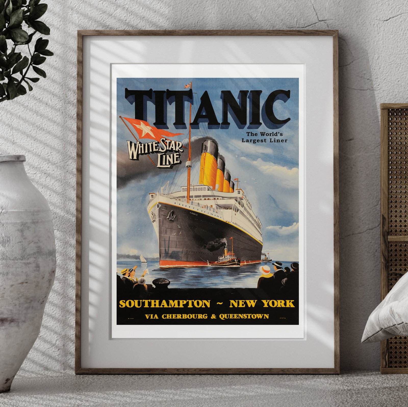 Titanic | P.C. Fussey | 1912 | Wall Art Print | Home Decor